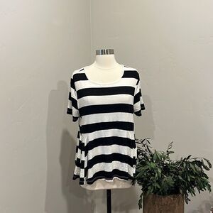 Everleigh Striped Flutter T-shirt 